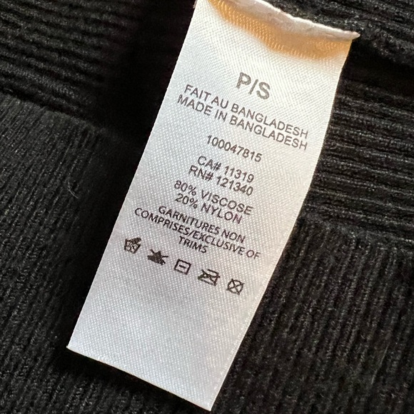 Dynamite Black Ribbed Tank Top - Picture 3 of 4